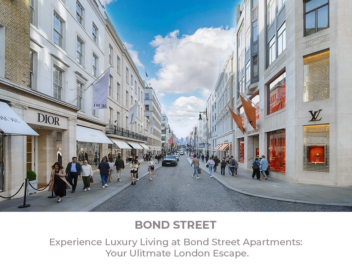 New Bond Street with Dior and Louis Vuitton storefronts